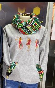 African Themed Hoodie