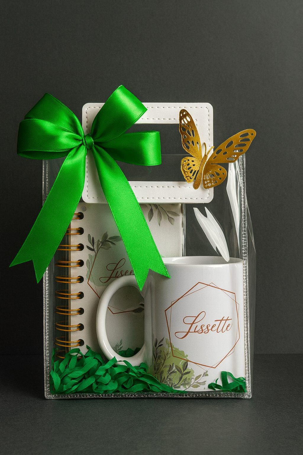 Botanical Gift Set with Mug and Notebook